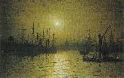 Atkinson Grimshaw Thames Germany oil painting artist